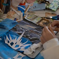 Мастер-класс «Коллаж. Цвет и Тишина»