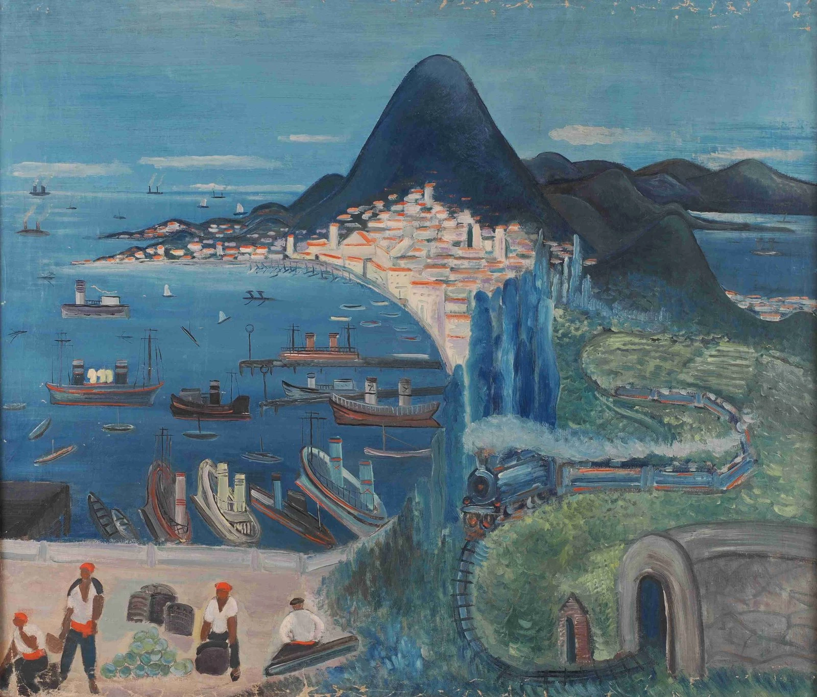 Людмила Бакулина. «Батум». 1930-е.  © ГМИ Каракалпакстана им. И. В. Савицкого