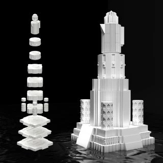 Сервиз «Министерство чая» из цикла «Империя». Алан Воуба © Всероссийский музей декоративного искусства