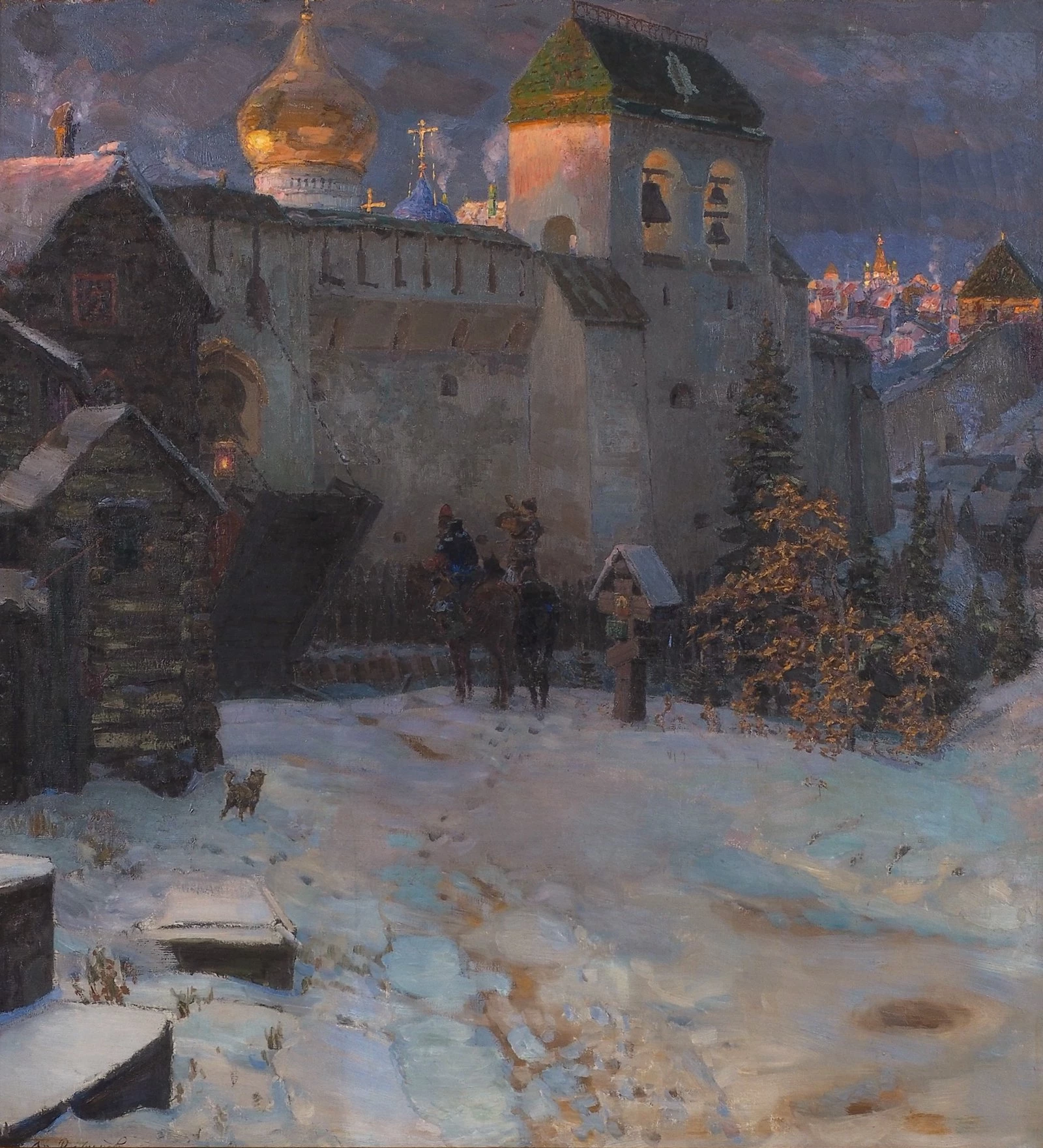 Аполлинарий Васнецов. Старорусский город, 1899 © Государственное музейное объединение «Художественная культура Русского Севера»